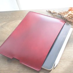 レザー iPad mini ケース / ワインレッド iPad・タブレットケース