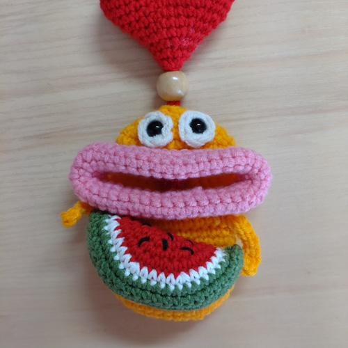 受注制作 リトル パクパク モンスターのキーケース パクパク小物入れ