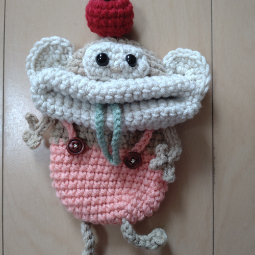 受注制作 リトル パクパク モンスターのキーケース パクパク小物入れ