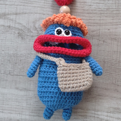 受注制作 リトル パクパク モンスターのキーケース パクパク小物入れ