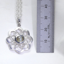 Sv925 クリソベリルキャッツアイペンダント 1.45ct 3枚目の画像