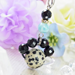 ピカピカ様♥️ラリマー 肉球＆シトリン猫ちゃん天然石ブレスレット ピカピカ様♥️ラリマー 肉球＆シトリン猫ちゃん天然石ブレスレット