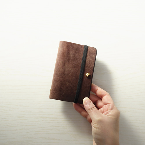 コーヒー×M5本革システム手帳カバー(マイクロ5/ミニ5穴) 手帳カバー