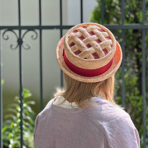 KENT BREAD HAT　アップルパイ麦わら帽子 受注生産】麦わらアップルパイハット | KENT BREAD HAT