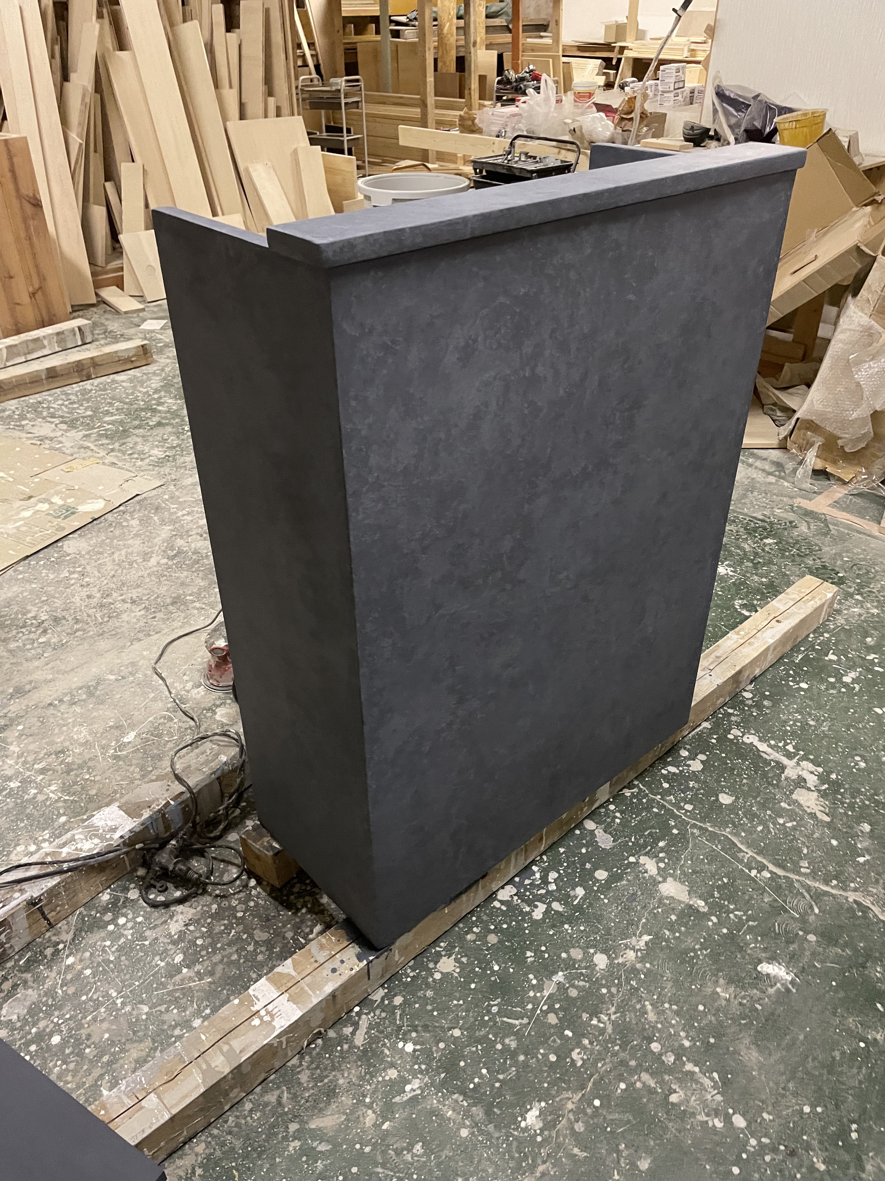 石っぽい　レジカウンター　受付カウンター　カウンター 72,500円