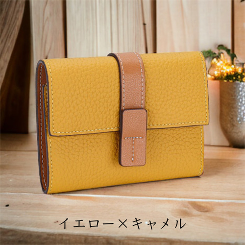 全8色》 イタリアンレザー 三つ折り財布 本革 二つ折り財布 ミニ 全8色》 イタリアンレザー 三つ折り財布 本革 二つ折り財布 ミニ