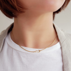 再販】k24純金 マットゴールド ヴィンテージチェーンとチャームの