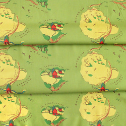 カットクロス Windham Fabrics / West Hill / ButtercupMap Green 6枚目の画像