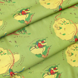 カットクロス Windham Fabrics / West Hill / ButtercupMap Green 5枚目の画像