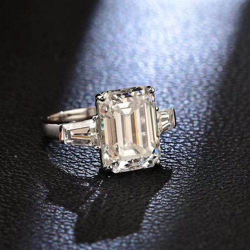 指輪 1.0ct モアサナイト リング モアッサナイト S925 14号