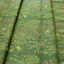カットクロス Windham Fabrics West Hill Tall Buttercups Pond Green 4枚目の画像