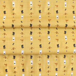 カットクロス Windham Fabrics / West Hill / Riding Gear Mustard 6枚目の画像