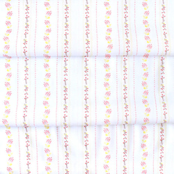 カットクロス Windham Fabrics / West Hill / Floral Stripe Ivory 6枚目の画像