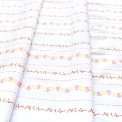 カットクロス Windham Fabrics / West Hill / Floral Stripe Ivory 4枚目の画像