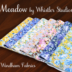 カットクロス Windham Fabrics / Meadow 51804A-1 Mini Blooms Brune 7枚目の画像