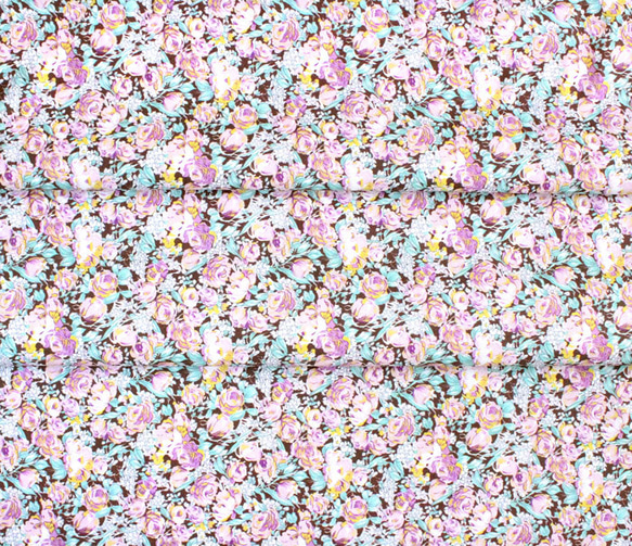 カットクロス Windham Fabrics / Meadow 51804A-1 Mini Blooms Brune 6枚目の画像