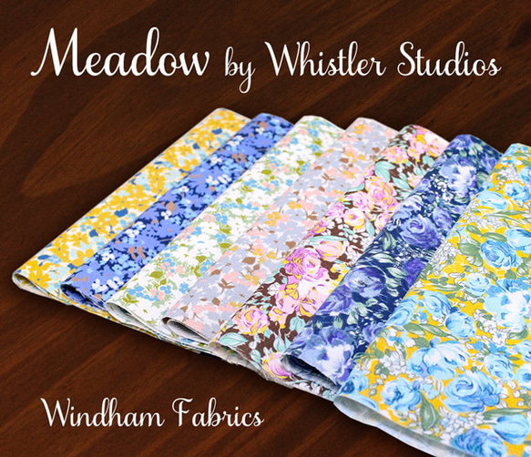 カットクロス Windham Fabrics / Meadow 51804A-3 Mini Blooms Night 7枚目の画像