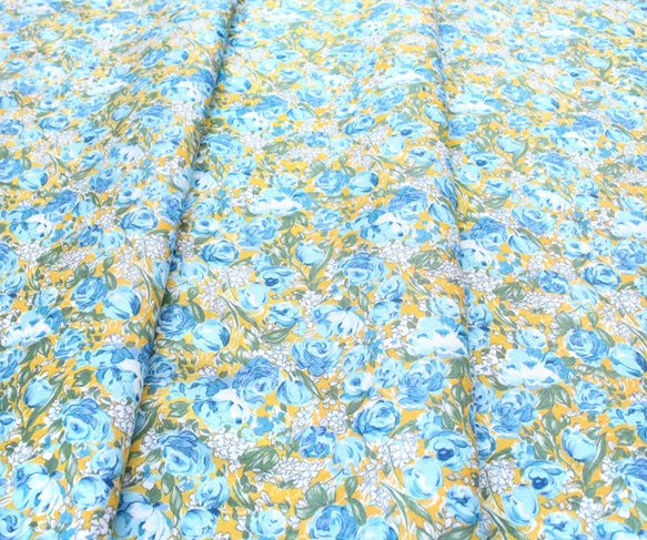 カットクロス Windham Fabrics Meadow 51804A-4 Mini Blooms Sunshine 4枚目の画像