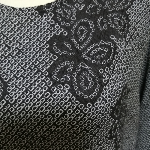 SOLD お値下げ中 着物リメイク ブラウス 羽織絞り FREE SIZE