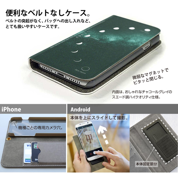 生まれ星座 iPhone【手帳型】スマホケース Android 全機種対応 9枚目の画像