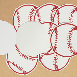 野球ボール型 ミニカード 10枚セット メッセージカード
