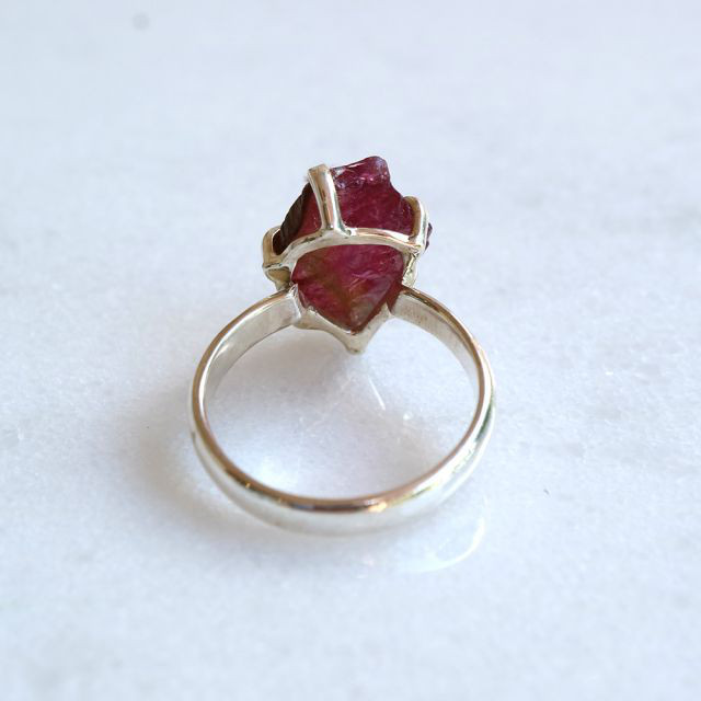 【セール品】SVR-333 【CERCA】トルマリン スターリングシルバーリング　15号