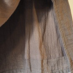 【SALE】柔らかいダブルガーゼ素材のタイトスカート サイドスリットで足長効果 9枚目の画像