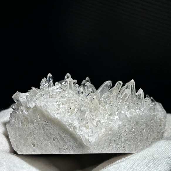 約9.2cm 　高透明　水晶　クラスター　水晶　アイリス　原石　送料無料　天然石インテリア・天然石置物　浄化 10枚目の画像