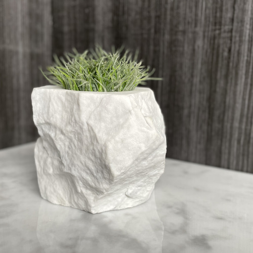 大理石ナチュラル花器 一輪挿し・花瓶・花器 関ヶ原石材（株）アトリエ