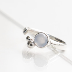 <Herz>Bubble Crystal RING / SV925 ≪送料無料≫ 水晶 クリア 13枚目の画像