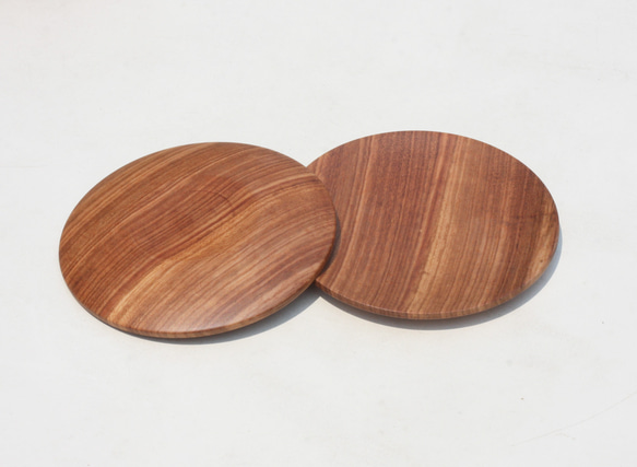 森食森色木盤組 12cm小木盤 混色4入 第5張的照片
