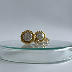 beads & pearl earring 5枚目の画像