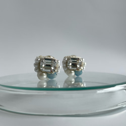 bijou & pearl & beads earring 5枚目の画像