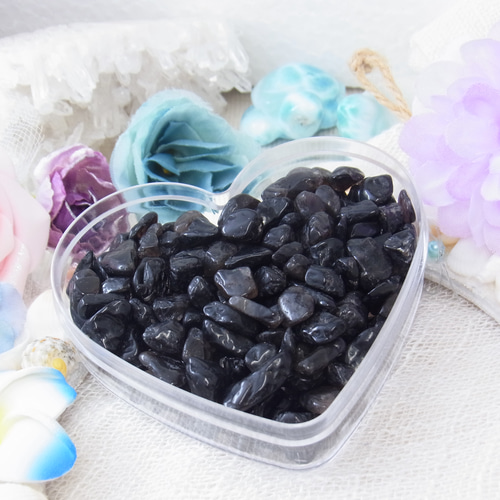 お得品】モリオン さざれ石 浄化用 75g 中粒 黒水晶 お守り 黒