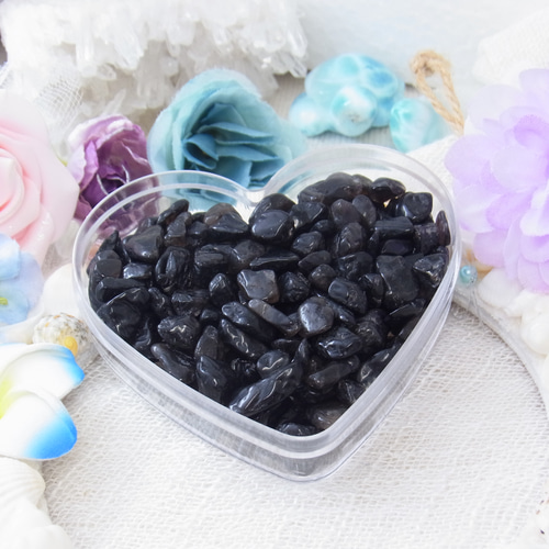 お得品】モリオン さざれ石 浄化用 75g 中粒 黒水晶 お守り 黒