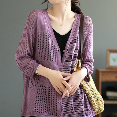 とろみ生地サマーボレロプレゼント♡ 冷房対策にも♪透け感が涼しげなスラブ調ライトボレロ