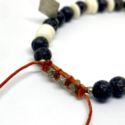 【BG】Natural stone bracelet 〈BG23B0001〉メンズブレスレット 4枚目の画像