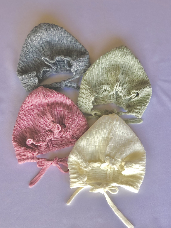 Knit rompers　ニット　ベビーニット　カバーオール　ロンパース　ベビー　ベビー服 新生児　出産祝い　ギフト　 2枚目の画像