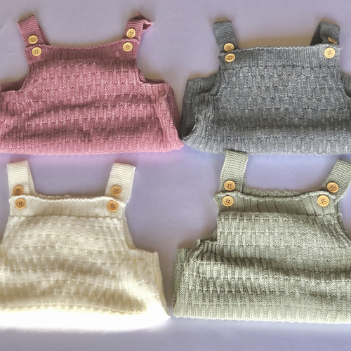Knit rompers ニット ベビーニット カバーオール ロンパース
