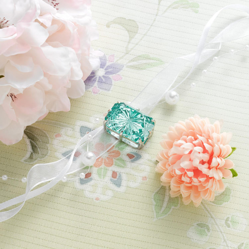 再販 帯飾り 菊 silver | 掃売り切りセール 人気ファッション｜付け帯 