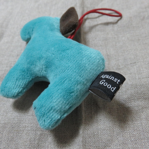 ふわふわ馬 チョコミント ぬいぐるみ バックチャームなどに