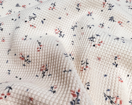 comugi✳︎ハンドメイド✳︎テラゾー柄　ニット生地　アイボリー comugi✳︎ハンドメイド✳︎テラゾー柄 ニット生地 アイボリー ニット