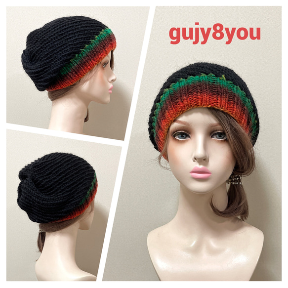 ニット帽D⑩ ニット帽・ビーニー gujy8you 通販 15984788