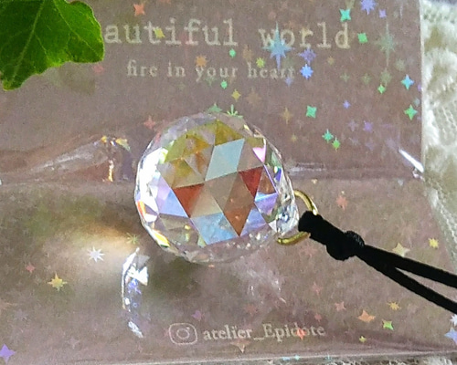 SWAROVSKI CRYSTAL キーホルダー starlight(受注製作)おまけ紐1