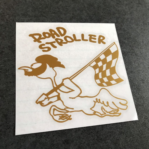 世田谷ベース ロードストローラー チェッカー ステッカー 左向き