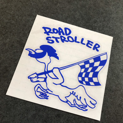 世田谷ベース ロードストローラー チェッカー ステッカー 左向き