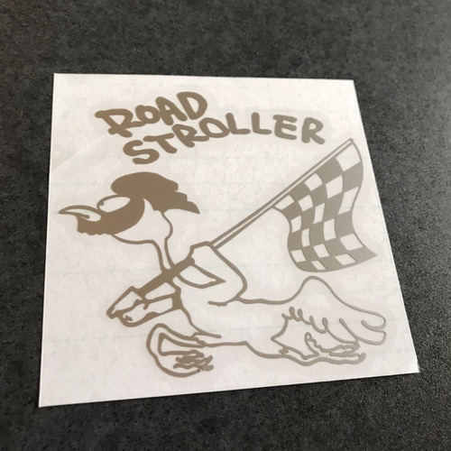 世田谷ベース ロードストローラー チェッカー ステッカー 左向き