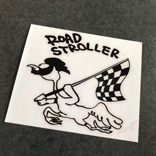 世田谷ベース ロードストローラー チェッカー ステッカー 左向き
