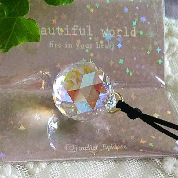 SWAROVSKI CRYSTALキーホルダー starlight【受注製作】 5枚目の画像