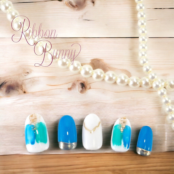 塗りかけデザイン ネイルチップ ネイルチップ（つけ爪